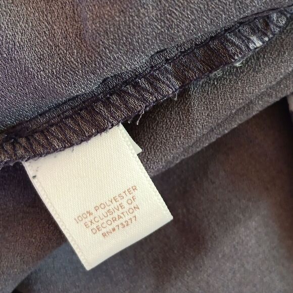 Lc Lauren Conrad Soft Woven Gray Dress. Romcom, Floral - Picture 11 of 13